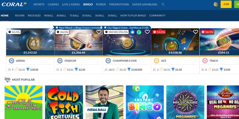 coral bookmakers online
